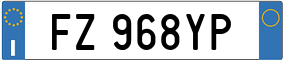 Truck License Plate